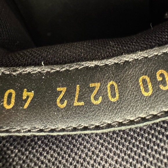 Louis Vuitton Black and Gold Women's Sneakers - Picture 5 of 5